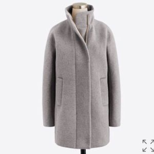 JCrew City Coat - Gray Size 0! Only worn once.